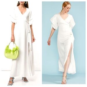 NWT Cynthia Rowley Merissa Maxi Dress 2 White